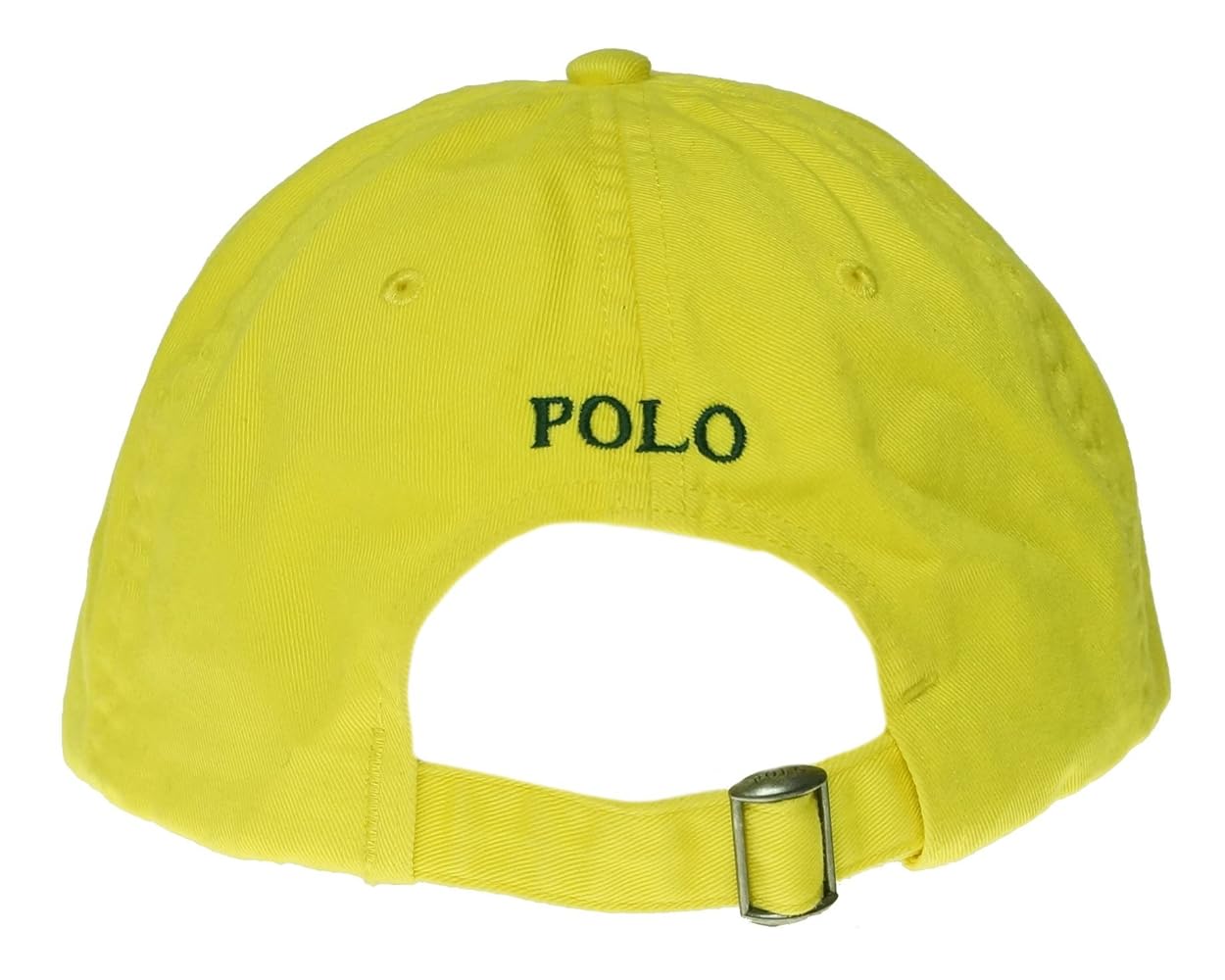 ラルフローレン　キャップ　帽子　イエロー Deadstock Polo Ralph Lauren Logo Cotton 6 Panel Cap 黄 新品